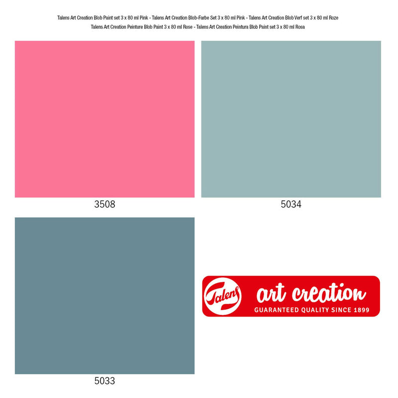 Afbeelding laden in galerijviewer, Talens art creation blobverf roze, 3dlg.