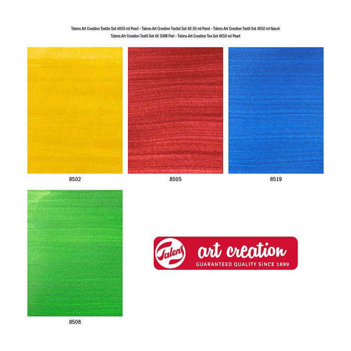 Afbeelding laden in galerijviewer, Talens art creation textielverf parel 4x50ml