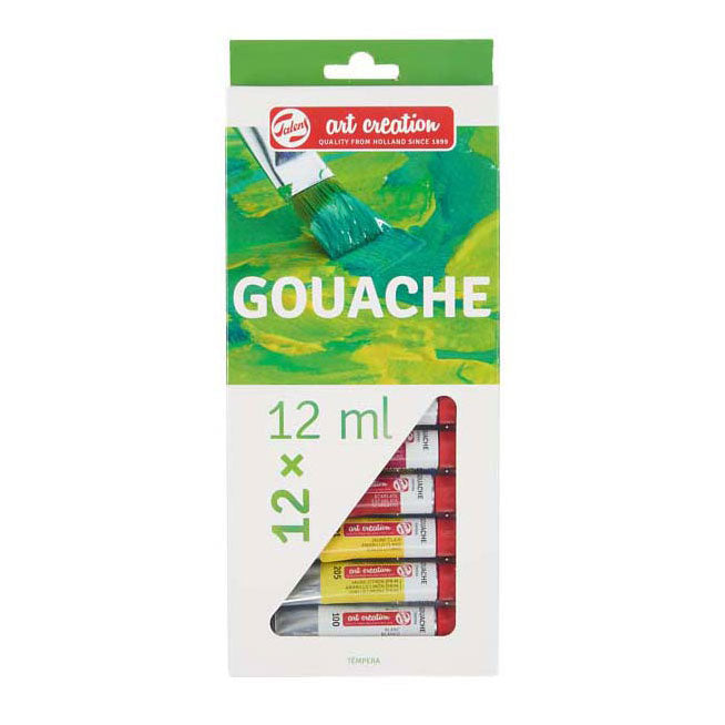 Afbeelding laden in galerijviewer, Talens art creation gouache set 12x12ml