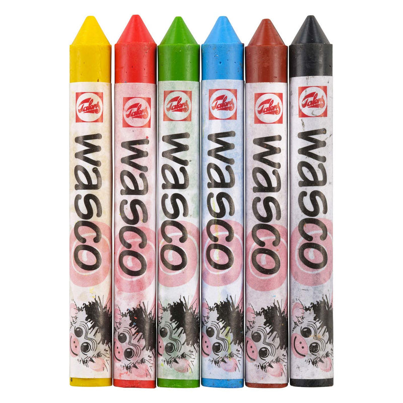 Afbeelding laden in galerijviewer, Talens wasco waskrijt, 6st.
