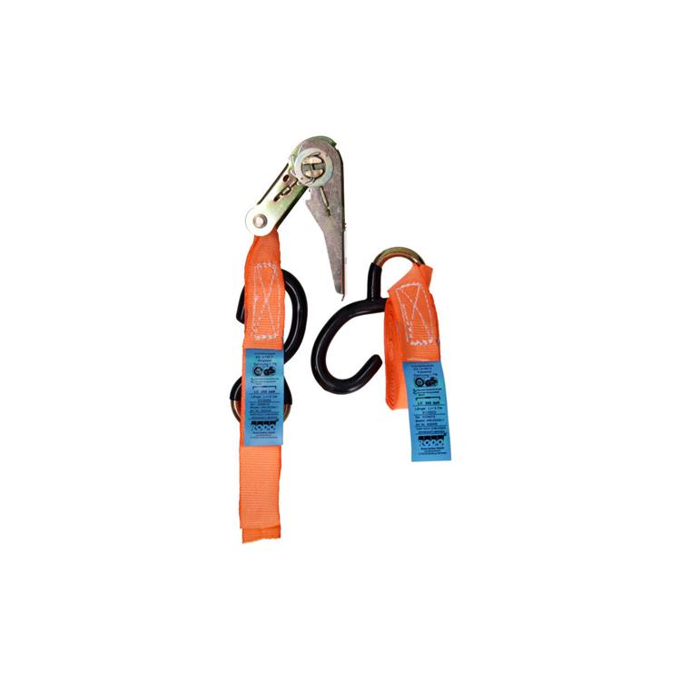 Afbeelding laden in galerijviewer, Mack 1023390 - spangordel 2d,ratelspanner, s-haken,25mm-4m max500kg | 2 stuks