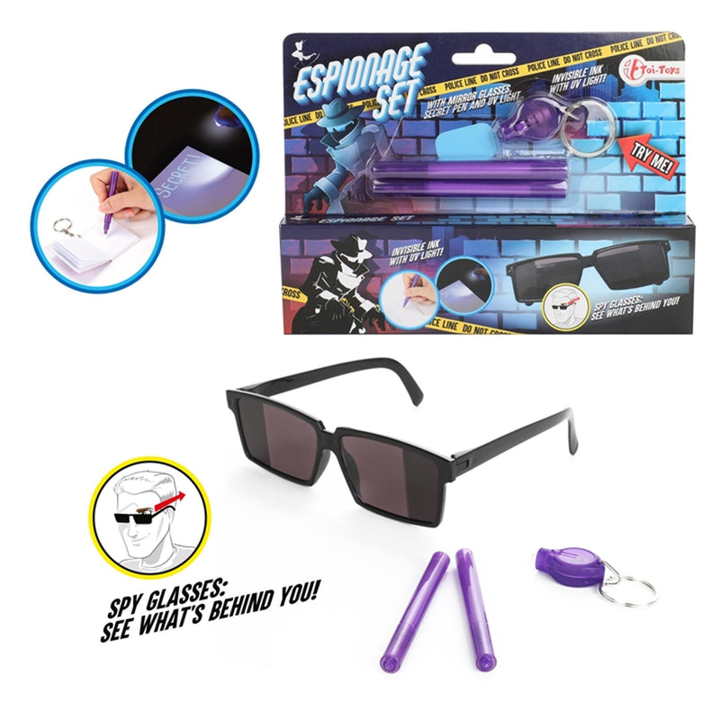 Afbeelding laden in galerijviewer, Toi-toys toi toys spionageset - spiegelbril+geheimschriftpen en lamp