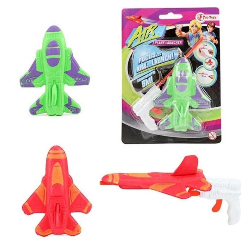 Afbeelding laden in galerijviewer, Toi-toys toi toys air afschietvliegtuigje foam op kaart