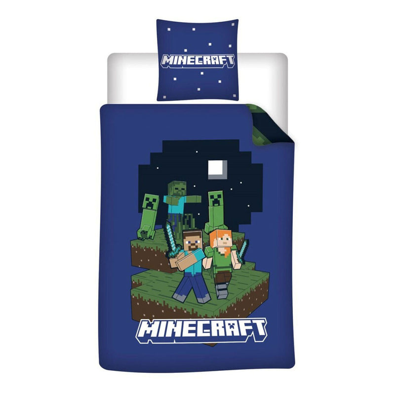 Afbeelding laden in galerijviewer, Minecraft dekbedovertrek 140x200cm
