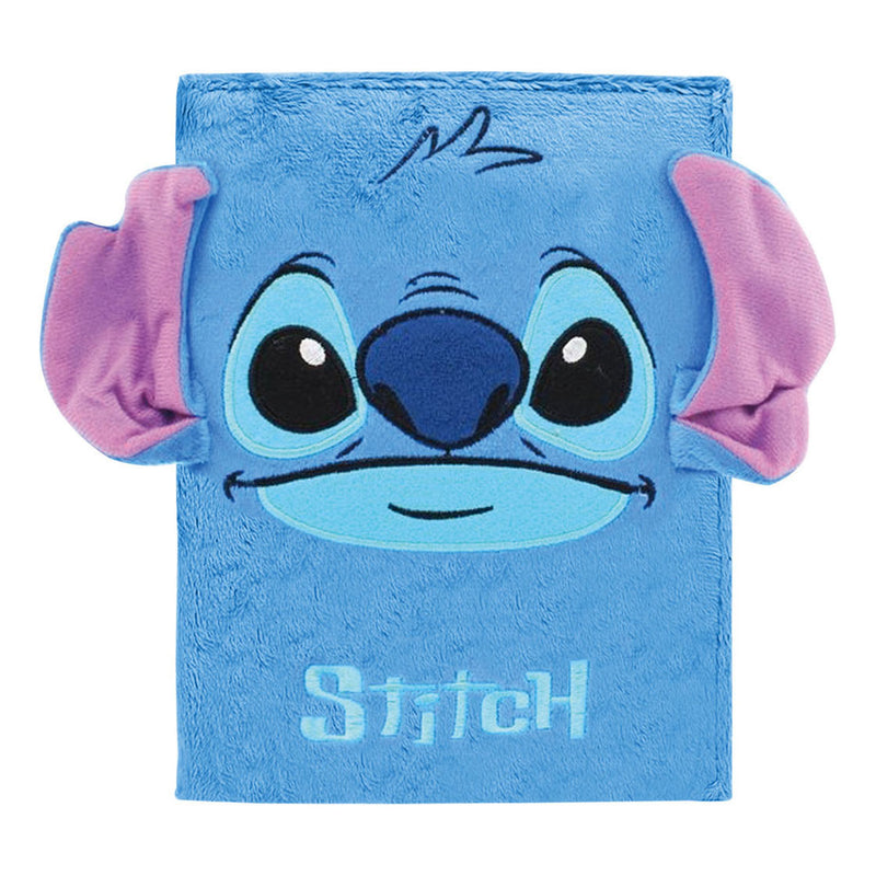 Afbeelding laden in galerijviewer, Lilo stitch luxe pluche notitieboek met pen