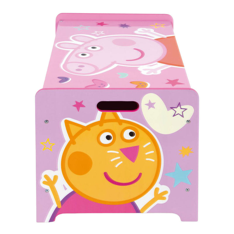 Afbeelding laden in galerijviewer, Peppa pig houten speelgoedkist