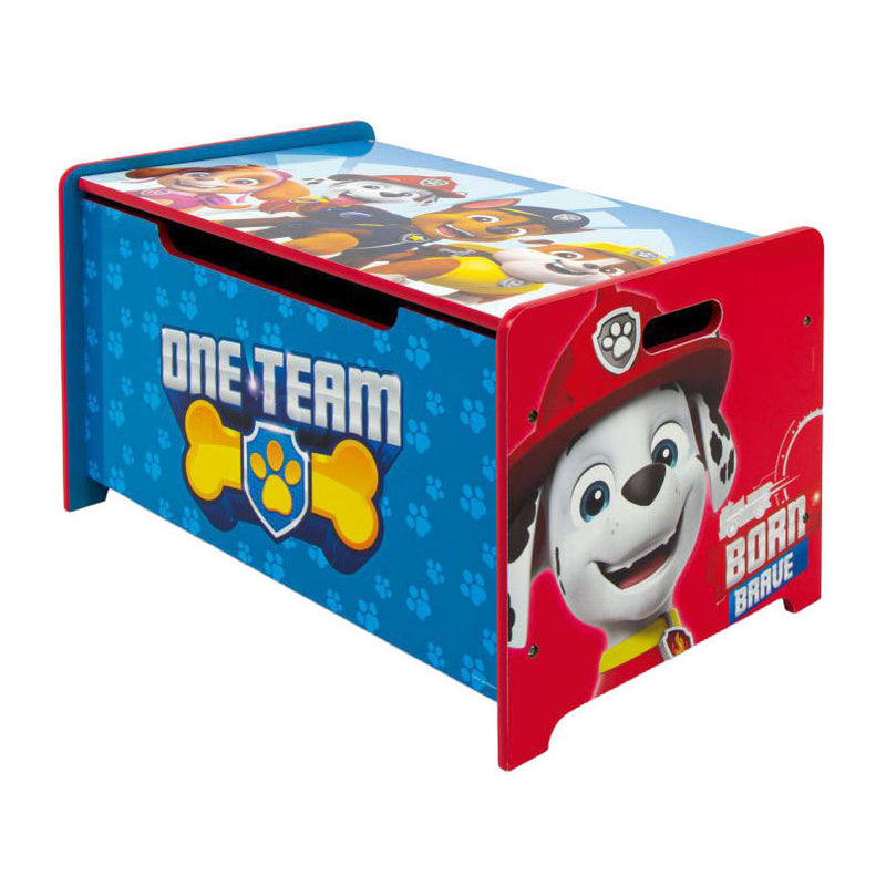 Afbeelding laden in galerijviewer, Paw patrol houten speelgoedkist