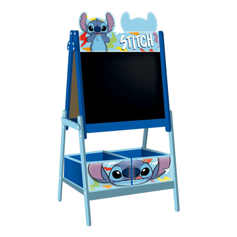 Afbeelding laden in galerijviewer, Houten dubbelzijdig schoolbord stitch