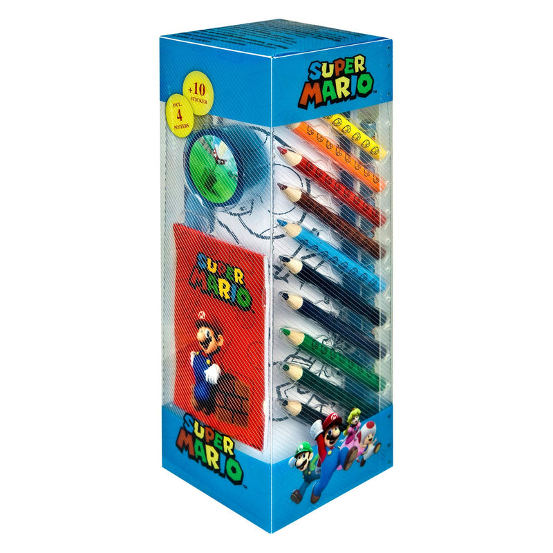 Afbeelding laden in galerijviewer, Kids Licensing Super Mario Stationery Set Tower, 35dlg.