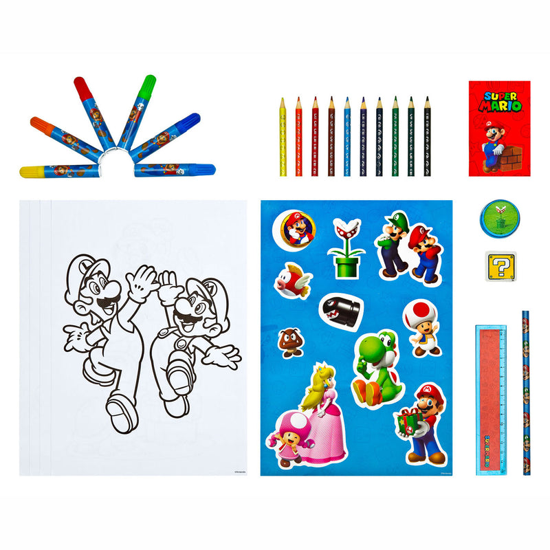 Afbeelding laden in galerijviewer, Kids Licensing Super Mario Stationery Set Tower, 35dlg.
