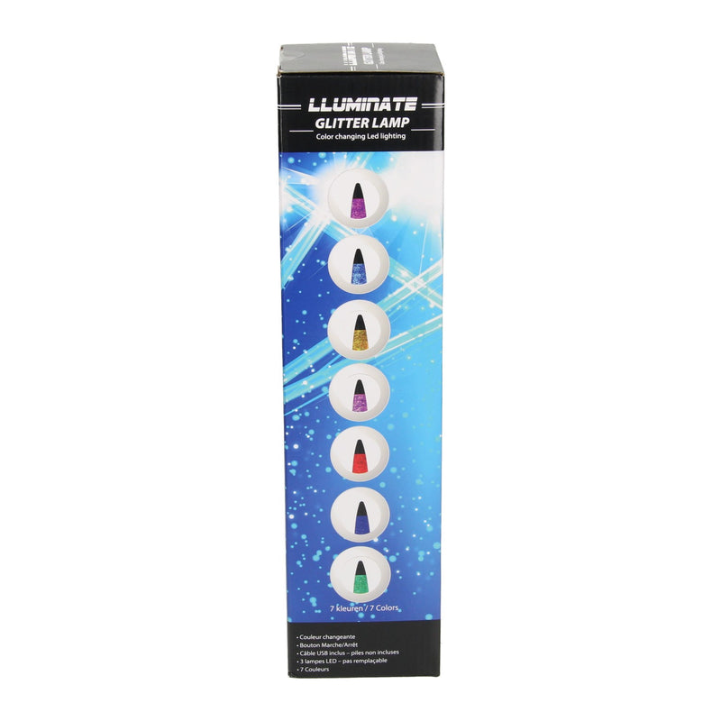 Afbeelding laden in galerijviewer, Glitter led lamp kleurveranderend, 34cm