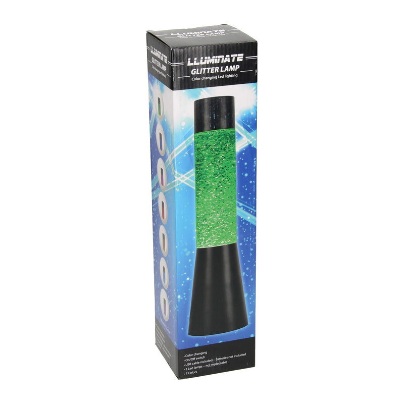 Afbeelding laden in galerijviewer, Glitter LED Lamp Kleurveranderend, 33cm