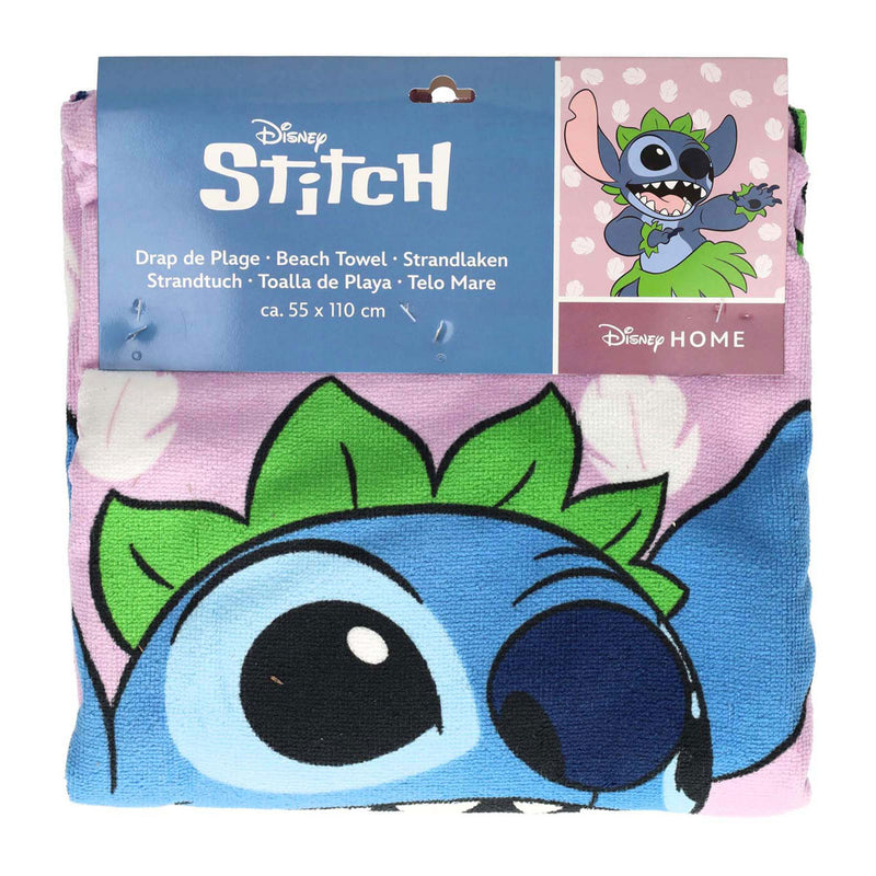 Afbeelding laden in galerijviewer, Puch handdoek poncho stitch lila 55x110cm