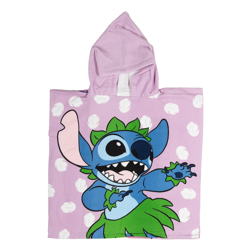 Afbeelding laden in galerijviewer, Puch handdoek poncho stitch lila 55x110cm