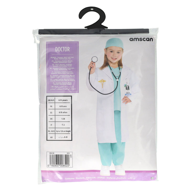 Afbeelding laden in galerijviewer, Kinderkostuum dokter meisje - 6-8 jaar