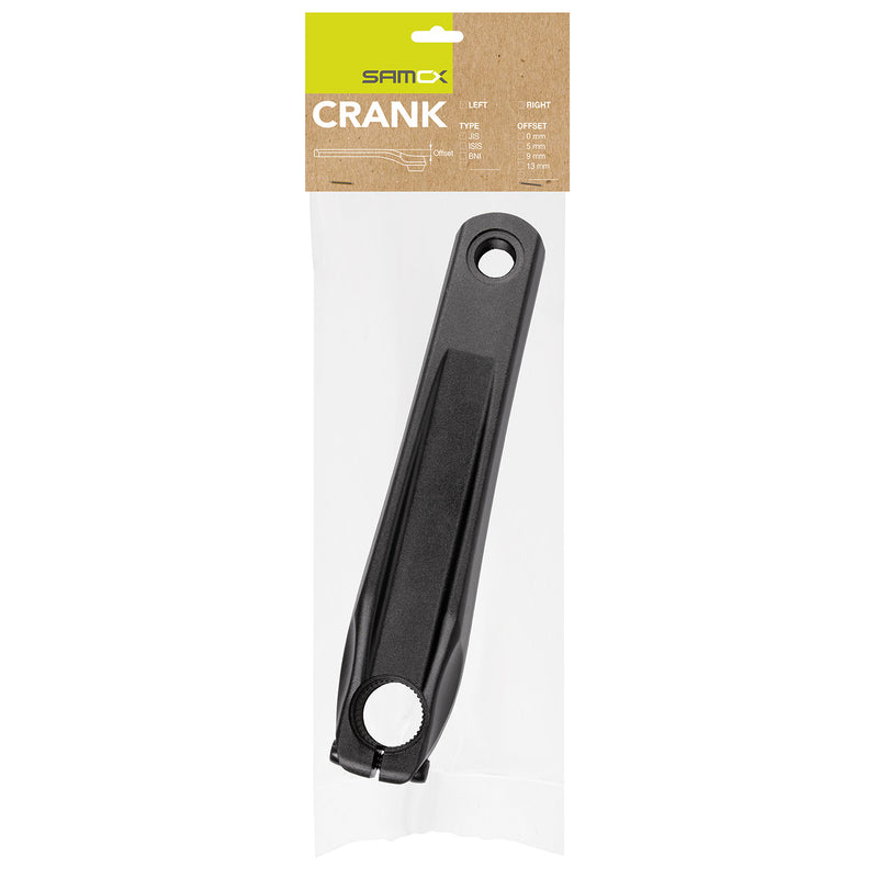 Afbeelding laden in galerijviewer, Shimano crank links sml e6100 e7000 e8000 zwart 175mm