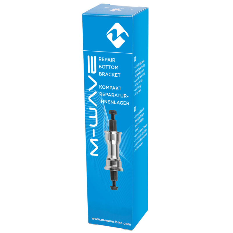 Afbeelding laden in galerijviewer, M-Wave Vervangende trapas JIS 113 mm zilver
