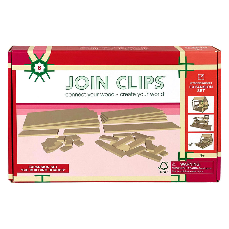 Afbeelding laden in galerijviewer, Join clips uitbreidingsset grote bouwplaten