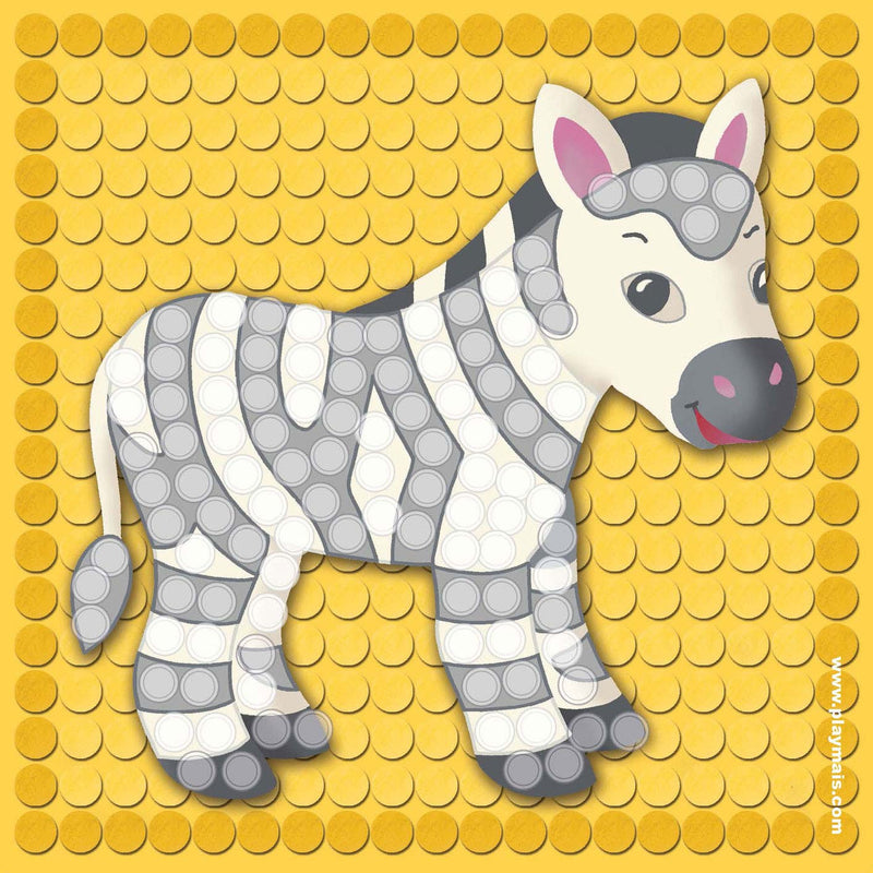Afbeelding laden in galerijviewer, Playmais mosaic dierentuindieren