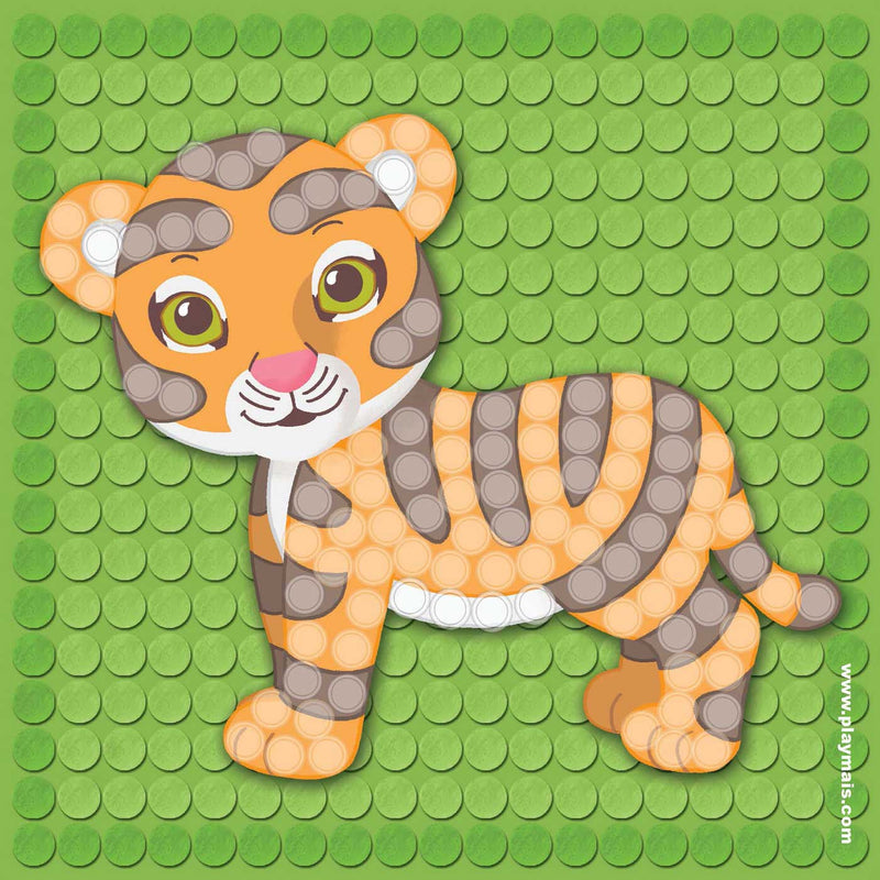Afbeelding laden in galerijviewer, Playmais mosaic dierentuindieren