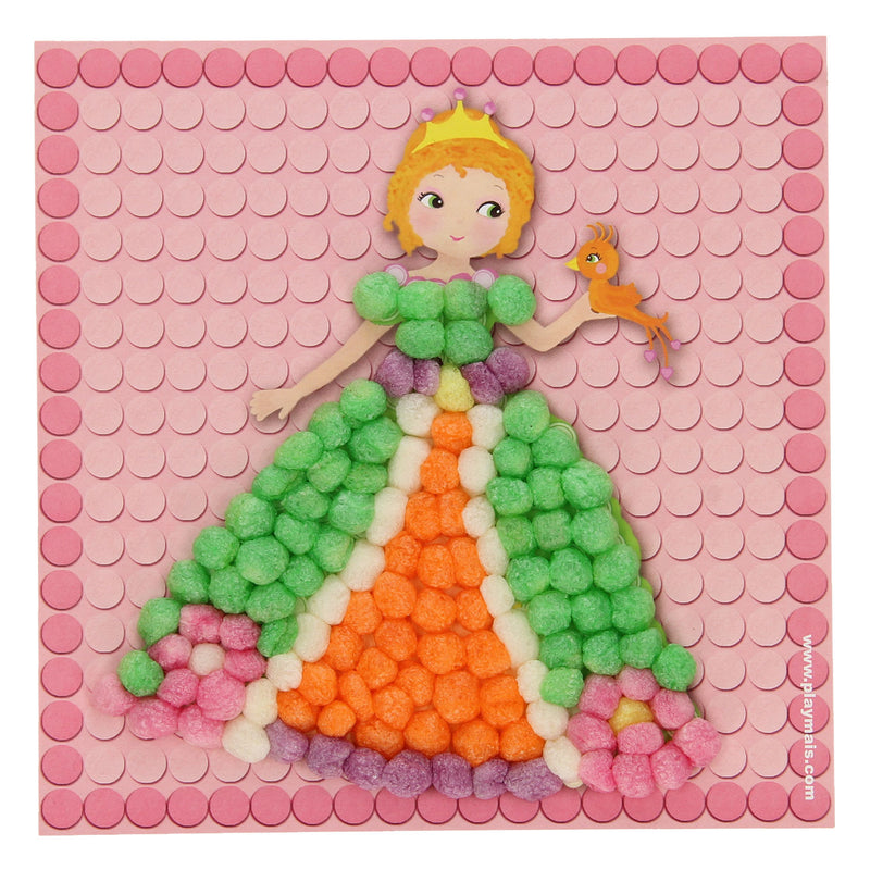 Afbeelding laden in galerijviewer, Playmais mosaic kaarten versieren prinses