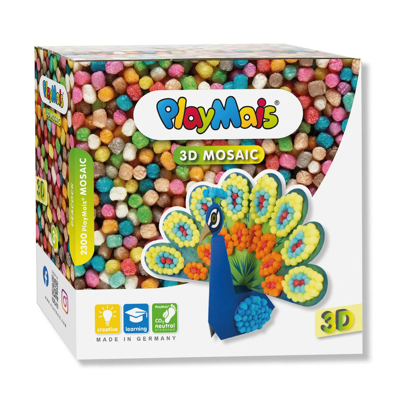 Afbeelding laden in galerijviewer, Playmais mosaic 3d pauw
