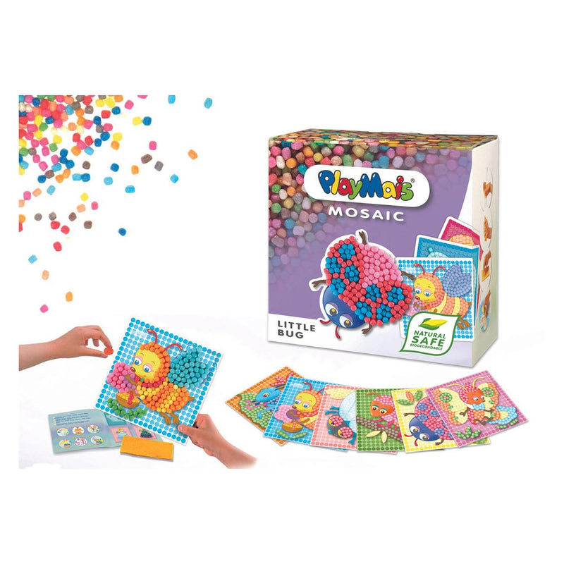 Afbeelding laden in galerijviewer, PlayMais Mozaïek Set - Kleine Insecten