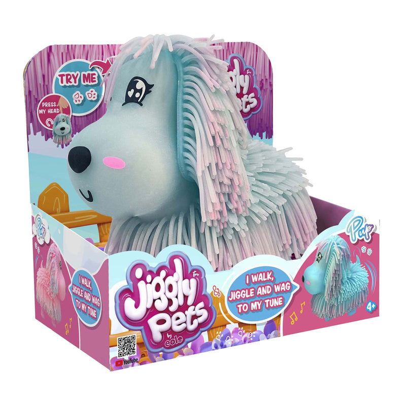 Afbeelding laden in galerijviewer, Spectron jiggly pets elektronische pup blauw