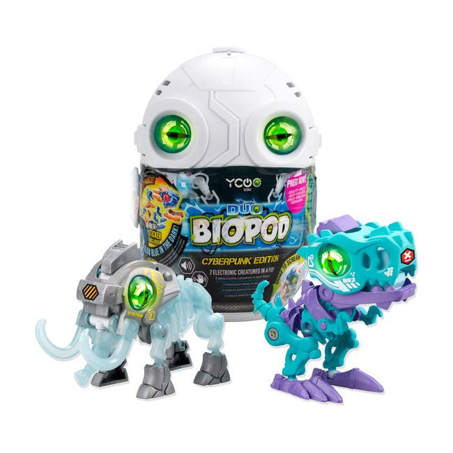 Afbeelding laden in galerijviewer, Silverlit Biopod Duo Cyberpunk Dino