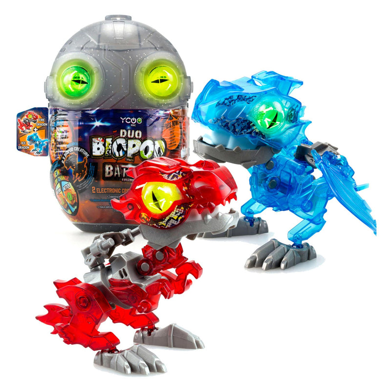 Afbeelding laden in galerijviewer, Silverlit biopod battle duo dino