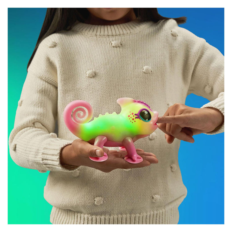 Afbeelding laden in galerijviewer, Spectron Little Live Pets Chameleon Nova Roze Interactief