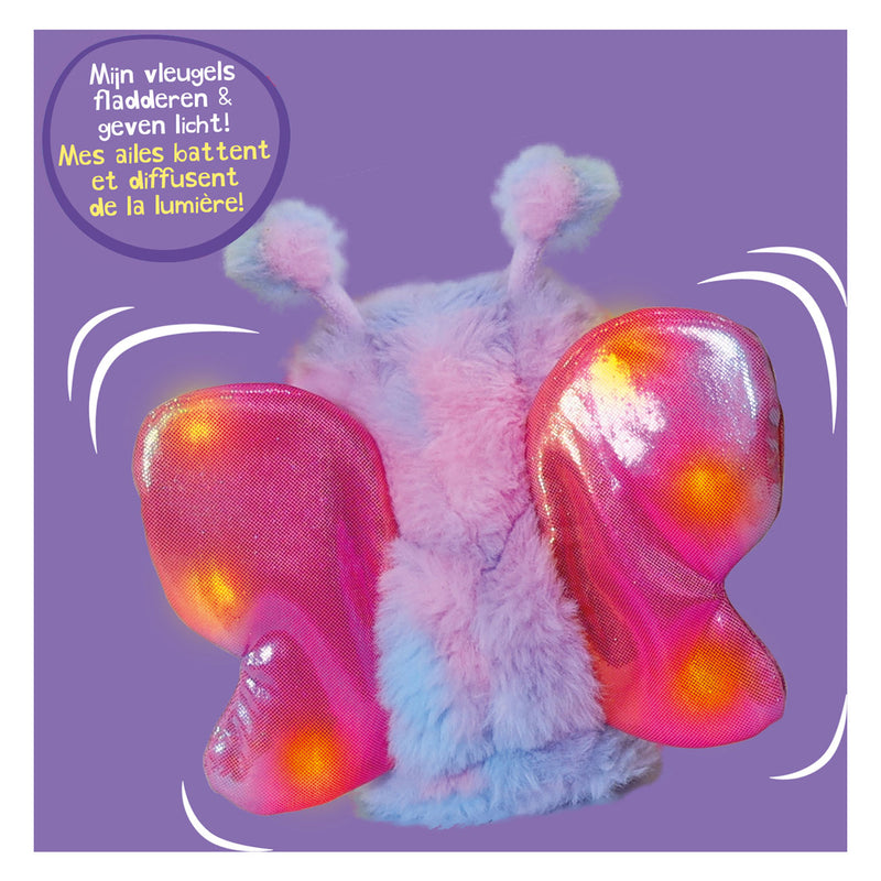 Afbeelding laden in galerijviewer, Curlimals Flutter Wonders Pink Interactieve Knuffel