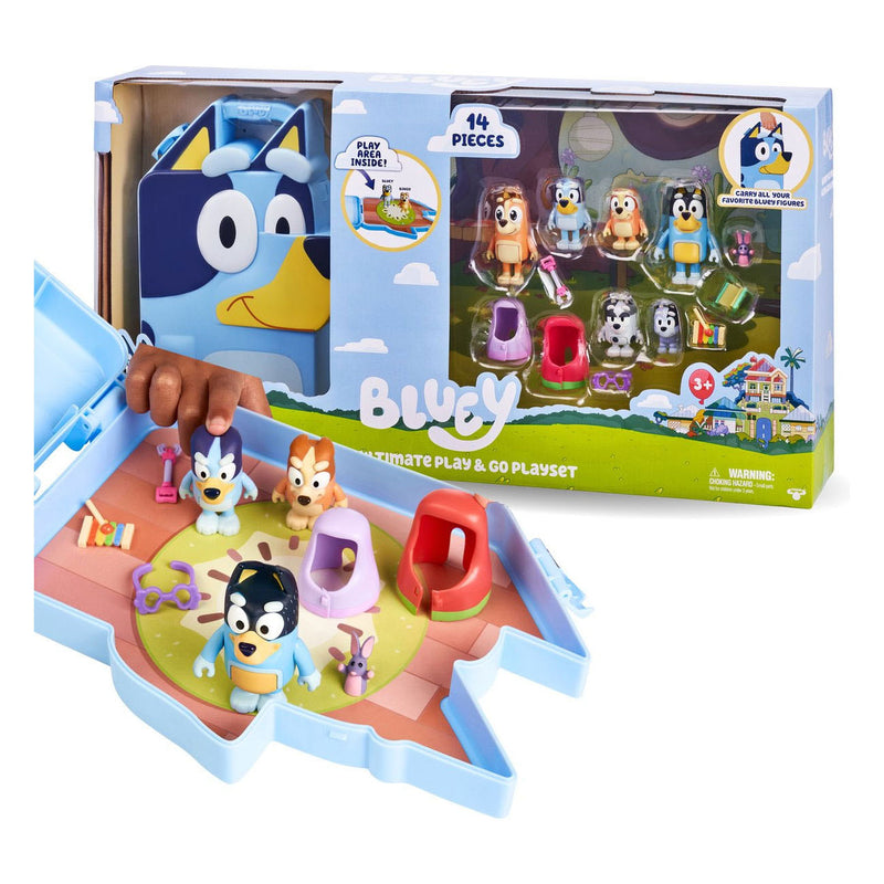 Afbeelding laden in galerijviewer, Moose Toys Bluey's Grote 'n GO Speelset, 14dlg.