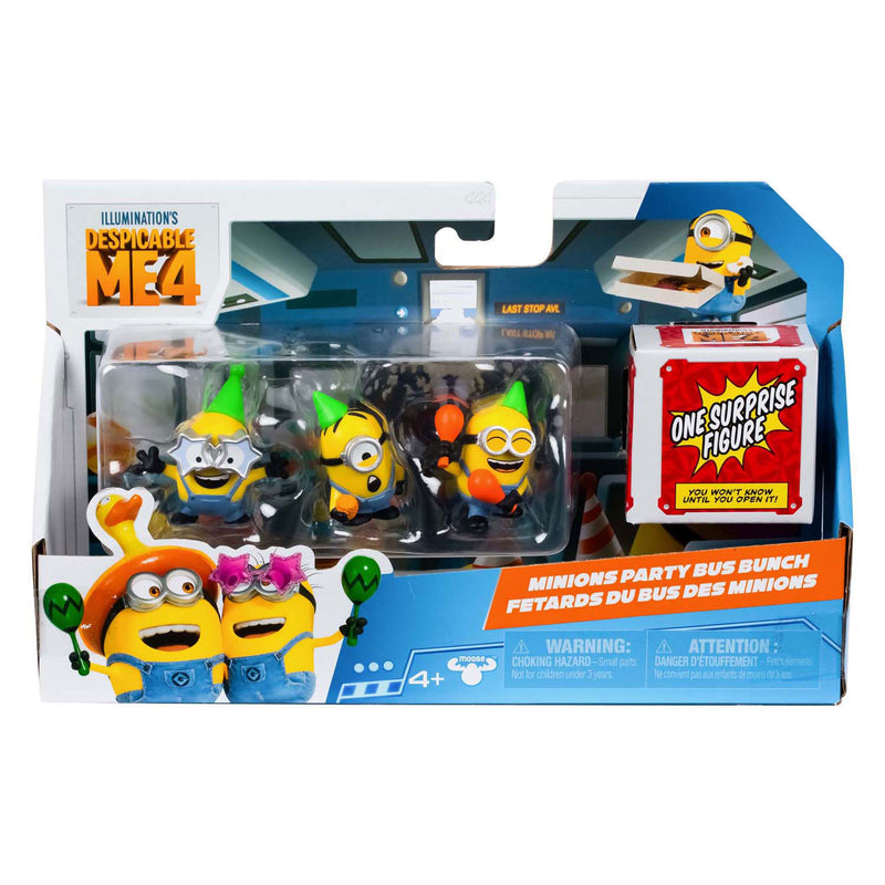 Afbeelding laden in galerijviewer, Moose toys despicable me 4 - avl squad speelfiguren 4-pack