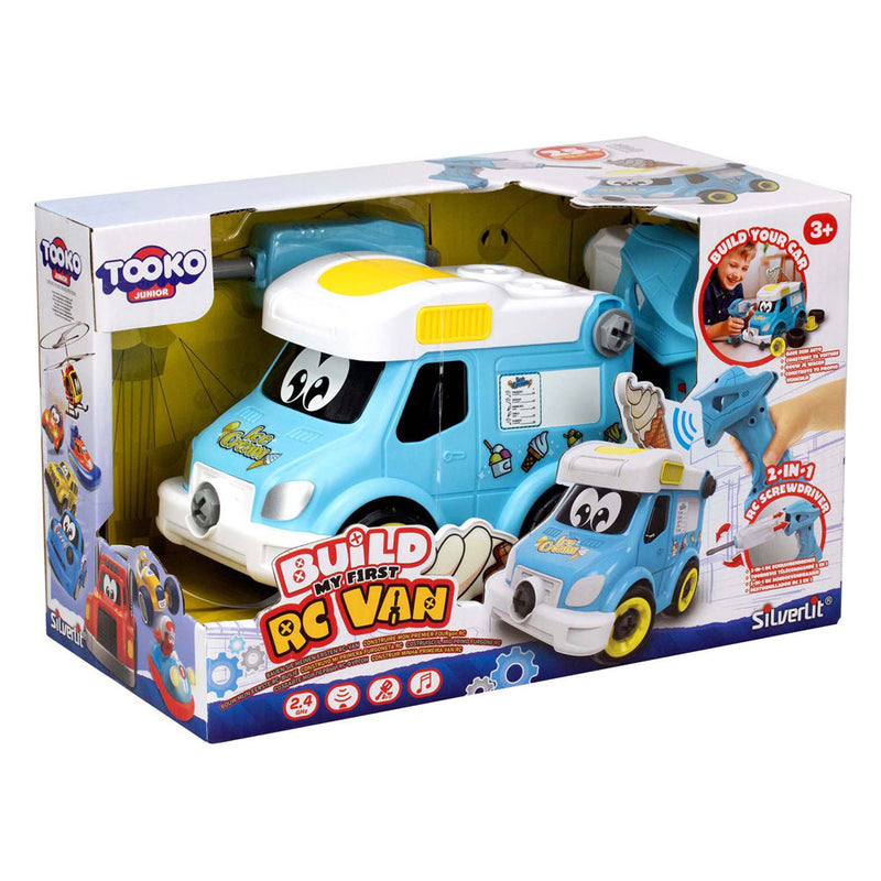 Afbeelding laden in galerijviewer, Silverlit build my first rc ijswagen bestuurbare auto