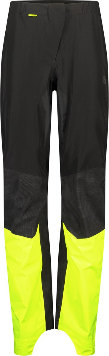 Afbeelding laden in galerijviewer, Agu tech regenbroek commuter heren hi-vis reflectie hi vis zwart