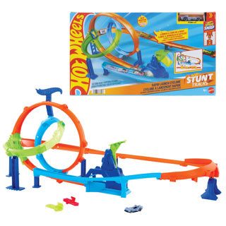 Afbeelding laden in galerijviewer, Mattel hot wheels stuntset looping cyclone
