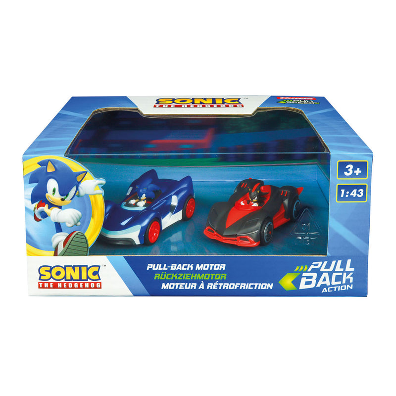 Afbeelding laden in galerijviewer, Carrera pull back auto team sonic racing - sonic vs. shadow twinpack