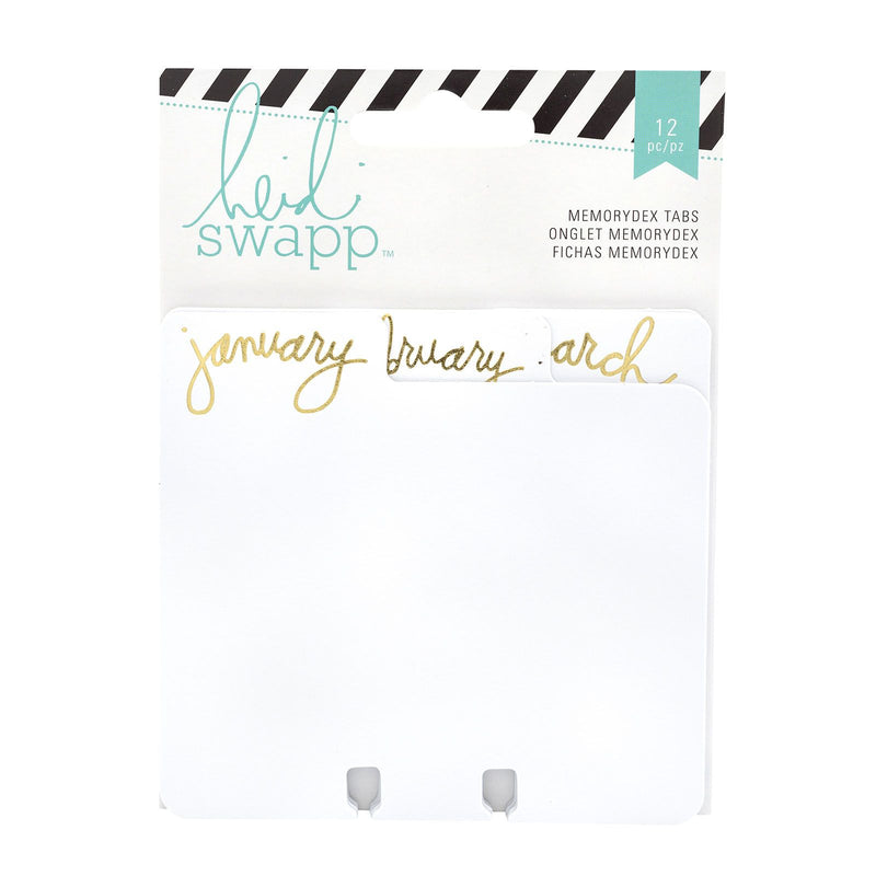 Afbeelding laden in galerijviewer, Heidi swapp • memorydex monthly cards gold foil