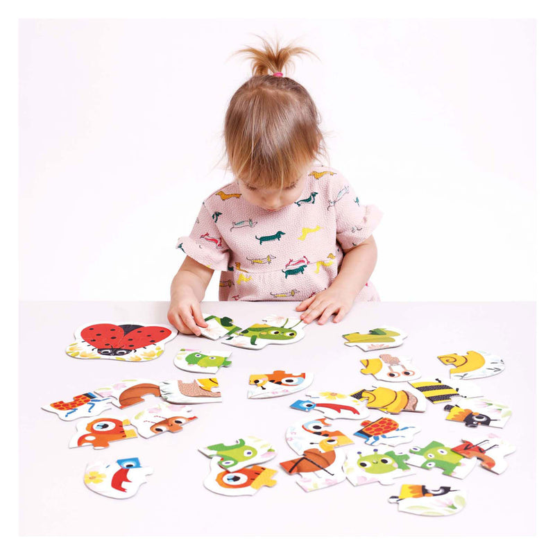 Afbeelding laden in galerijviewer, Banana panda stap voor stap kleine diertjes puzzel 2+.