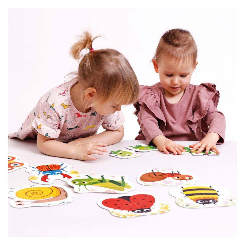 Afbeelding laden in galerijviewer, Banana panda stap voor stap kleine diertjes puzzel 2+.