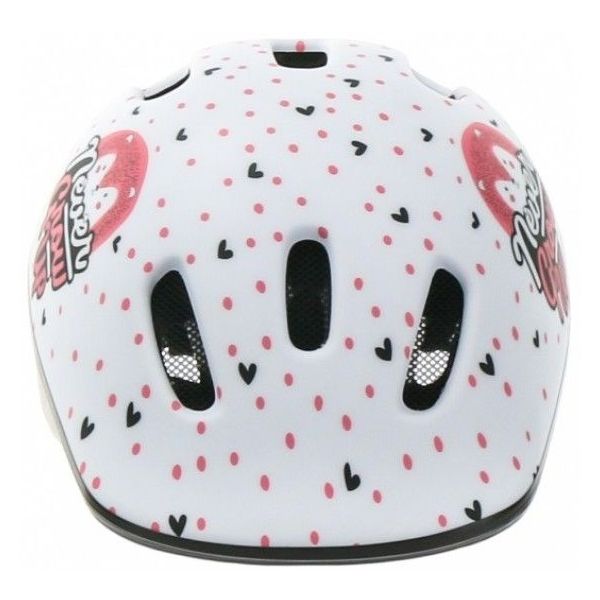 Afbeelding laden in galerijviewer, Polisport kinderhelm Hoggy. maat: XXS (44 48 cm), kleur: wit roze mat