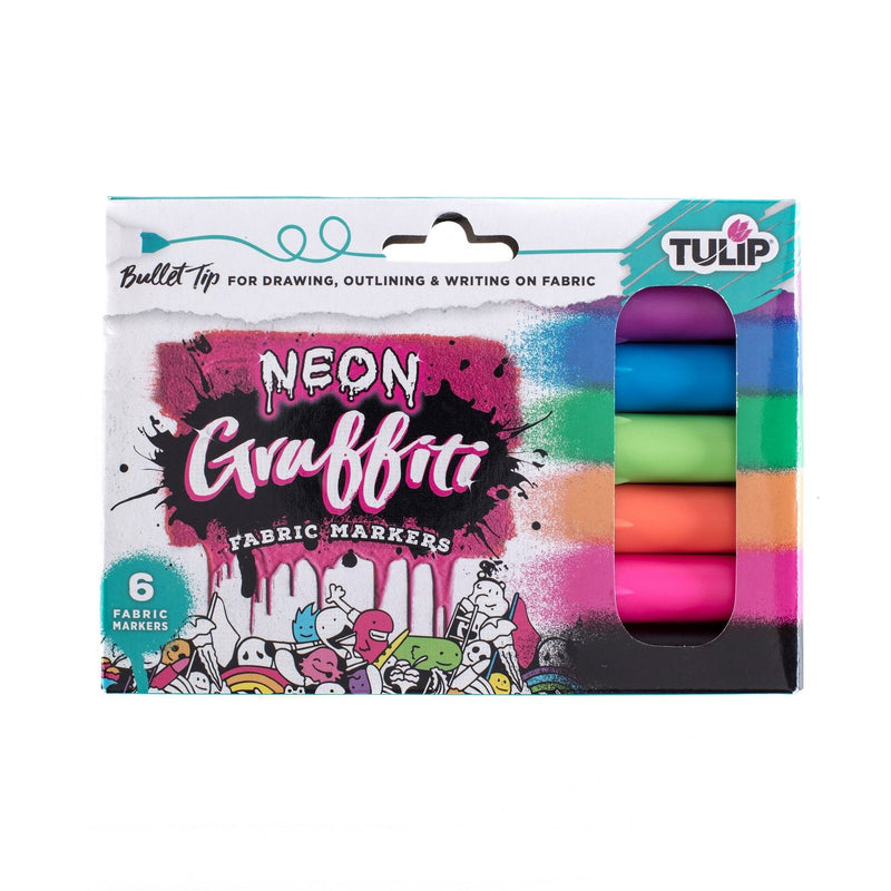 Afbeelding laden in galerijviewer, Tulip • textielstiften graffiti neon 6st.