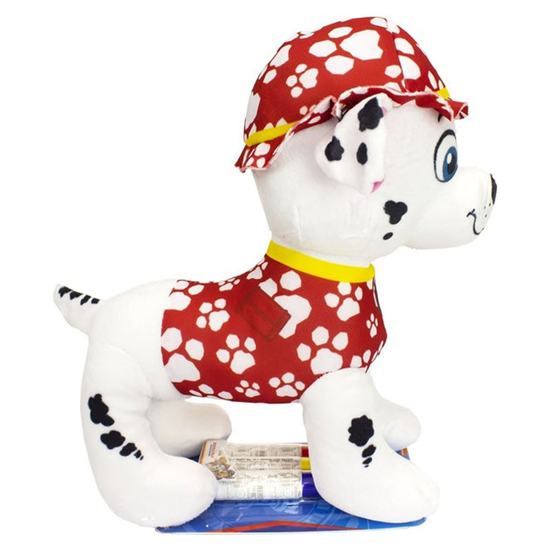 Afbeelding laden in galerijviewer, Sambro paw patrol inkleur knuffel met stiften - marshall