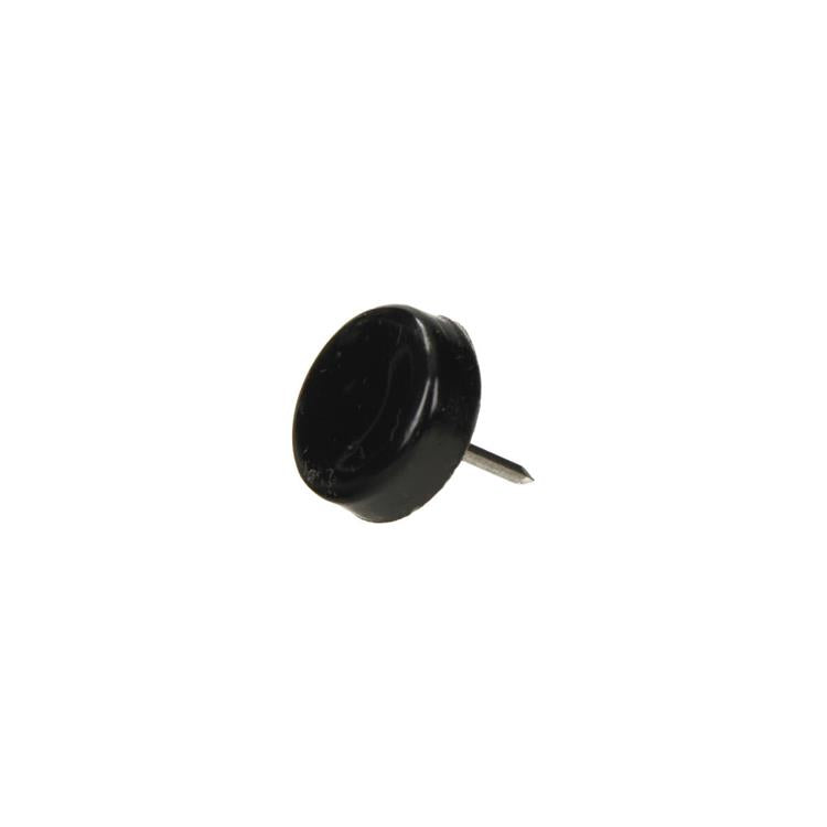 Afbeelding laden in galerijviewer, Mack 1066768 - stoelglijder nagel kunststof zwart ø 19 mm 12 st pcs | 6 stuks