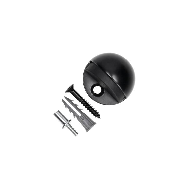 Afbeelding laden in galerijviewer, Mack 1069024 - deurstop halvemaan zwart ø 44 mm 1 st pc | 6 stuks