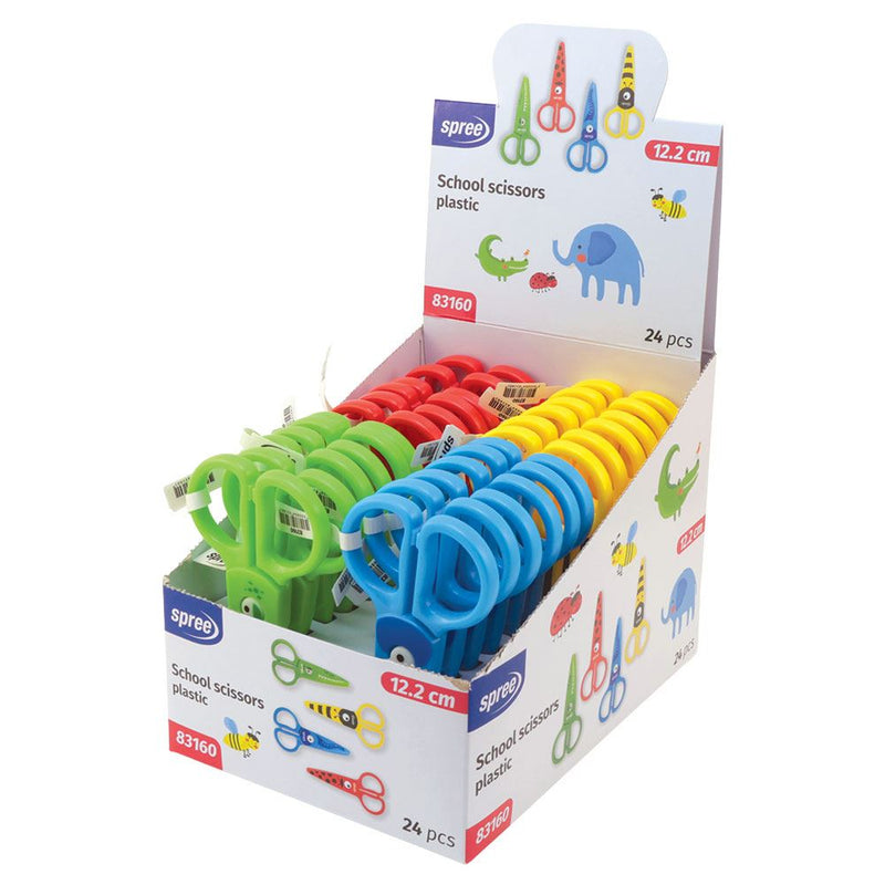 Afbeelding laden in galerijviewer, Dsp. kinderschaar met plastic messen, 12