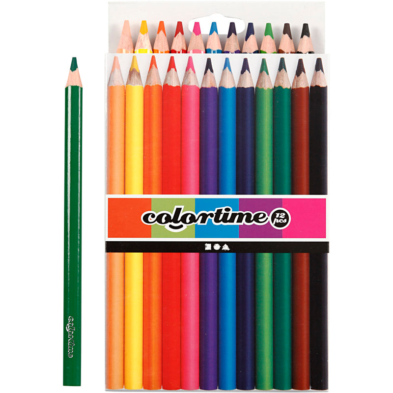 Afbeelding laden in galerijviewer, Https: www.cchobby.nl kleurpotloden-l-17-45-cm-vulling-5-mm-jumbo-diverse-kleuren-12-stuk-1-doos