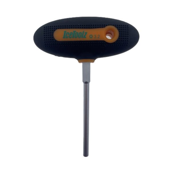 Afbeelding laden in galerijviewer, Icetoolz spaaknippelsleutel 12b8 - 3,2 mm met t-handvat