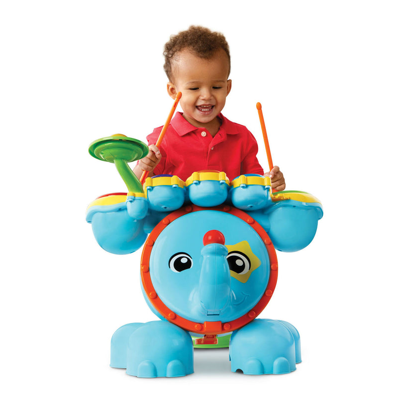 Afbeelding laden in galerijviewer, Vtech rock leer drumstel - educatief baby speelgoed - geluid en spelletjes - baby muziek instrument